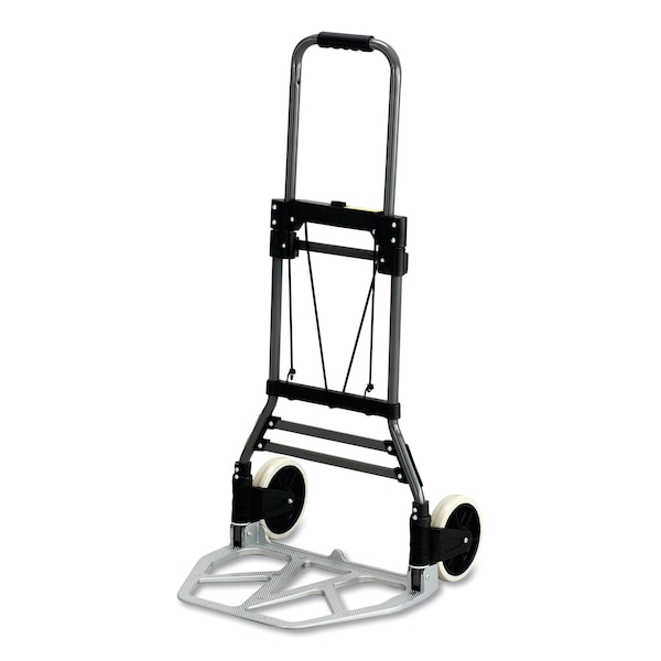 Safco Stow-Away Collapsible Med Hand Truck, 275 lb Cap, 19x17.75x38.75, Alum 4062 - main